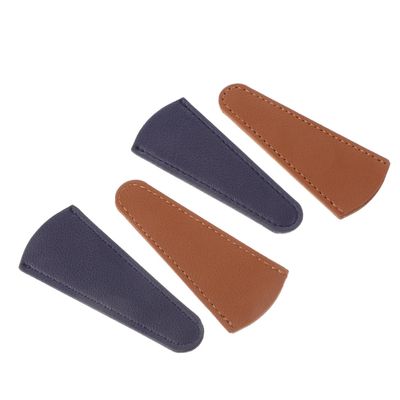 Leather Scissor Covers, 4-Piece Set for Sewing Enthusiasts