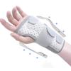 Breathable Wrist Support with Adjustable Metal Splint Stabilizer, Right Hand, Gray, Size M (15.1–19 cm) view 1