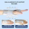 Breathable Wrist Support with Adjustable Metal Splint Stabilizer, Right Hand, Gray, Size M (15.1–19 cm) view 2