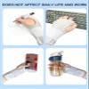Breathable Wrist Support with Adjustable Metal Splint Stabilizer, Right Hand, Gray, Size M (15.1–19 cm) view 4