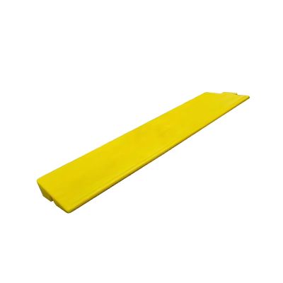 ZSXZCBDQ Rubber Indoor Threshold Ramp Mat, Yellow, 25 × 10 × 3.5 cm