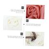 4-Piece Rose Exfoliating Sponges, Pore-Cleansing Bath Accessories, Flower Mesh Shower Loofahs, Mikinona view 4