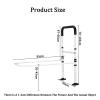 YINMAN Floor-Standing Bed Safety Rail with Suction Cup view 2