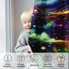 Fadaing Space Universe Planet Blackout Curtains, Starry Sky Design for Kids and Teens (2,100 x 140 cm W x H / 50 x 140 cm x 2) view 3