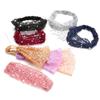 Whakano Lace Headbands with Pearls, Wide Turban Headbands for Women, 4-Piece Champagne Set view 2