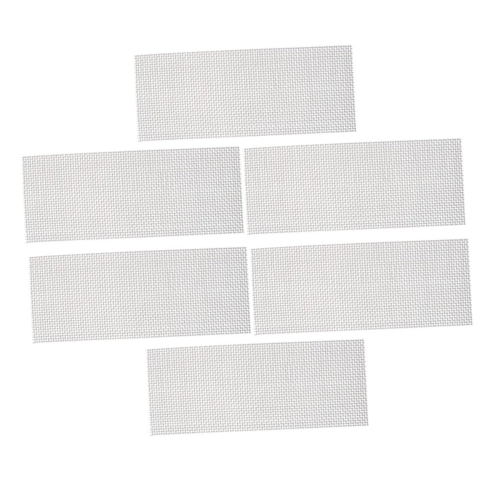 Happyyami 6-Pack Stainless Steel Aquarium Moss Nets, Flexible Mesh Pads