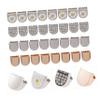 Metal Shoelace End Clips, 32 Pieces for Shoes and Sneakers view 3