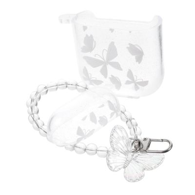 Hemobllo Earbud Case with Pearl Chain, Compatible with AirPods