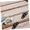 2-Piece Stainless Steel Furniture Anti-Tip Kit, Black, with Hardware view 3