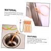 DOITOOL 6-Piece Toilet Drain Cleaning Tool Set with Grabber view 4