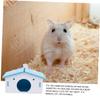INOOMP 2-Piece Hamster Nest Set for Small Pets, Warm and Washable Hamster House view 3