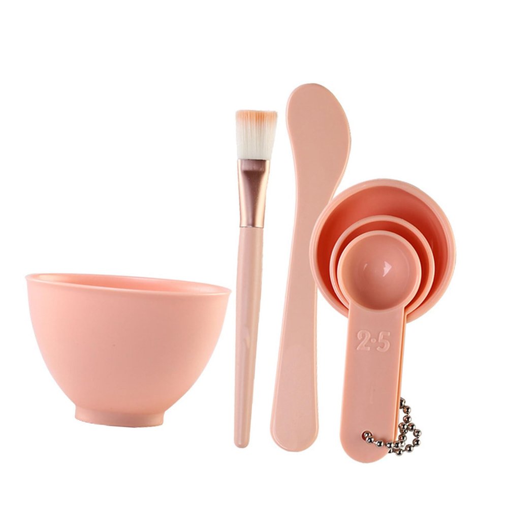 Beatifufu 6-Piece DIY Mask Bowl Set with Stirring Function for At-Home Facial Care