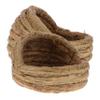 Parliky Woven Straw Chicken Sleeping Houses, 2 Pieces, 14 x 13 x 10.5 cm view 1