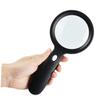 Large Handheld Magnifying Glass with Light, 10x, 90 mm, for Jewelry Repairs view 2