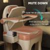 Commode Chair, 299 kg Capacity, Padded Seat, Fold-Up Arms view 4