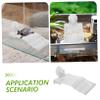 HAPINARY Turtle Ramp with Suction Cup, White Plastic Basking Platform view 2
