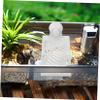 HAPINARY Turtle Ramp with Suction Cup, White Plastic Basking Platform view 3