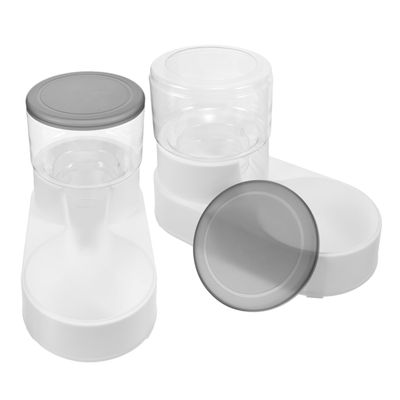 WOONEKY Automatic Pet Feeder and Water Dispenser
