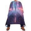 Alien Hair Salon Gown Hair Dye Cape, Long Protective Cape, Sci-Fi Planet, One Size view 2