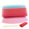 Soft Red Dotted Leather Nail Art Hand Rest view 3