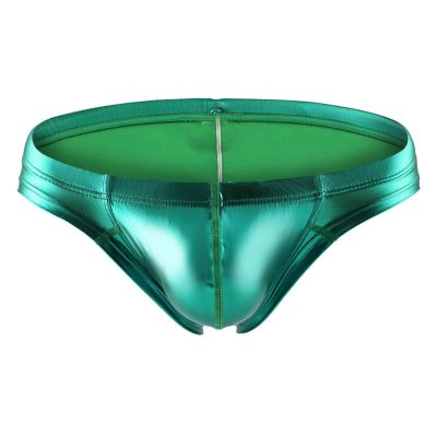 SRZYMJ Men's Cotton Underwear: Briefs, Strings & Thongs, Long Boxers, Green, L
