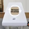 LDLCYCN Waterproof Spa/Massage Table Cover with Face Hole, Elastic All-Around Fit, Square Head, White, 190 x 80 cm (H) view 4