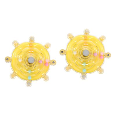 BESPORTBLE 2-Piece Rotating Treat Wheel for Parrots, Interactive Bird Spinner Toy