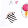 Healeved Metal Hair Comb with Rhinestone Pearls for Women and Girls view 2