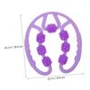 NULYLU 2-Piece Purple ABS Leg Massage Rollers for Muscle Relaxation view 2