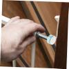 Hohopeti 4-Piece Mounting Screws for Baby and Stair Safety Gates, PVC-Coated Steel Threaded Rods view 4