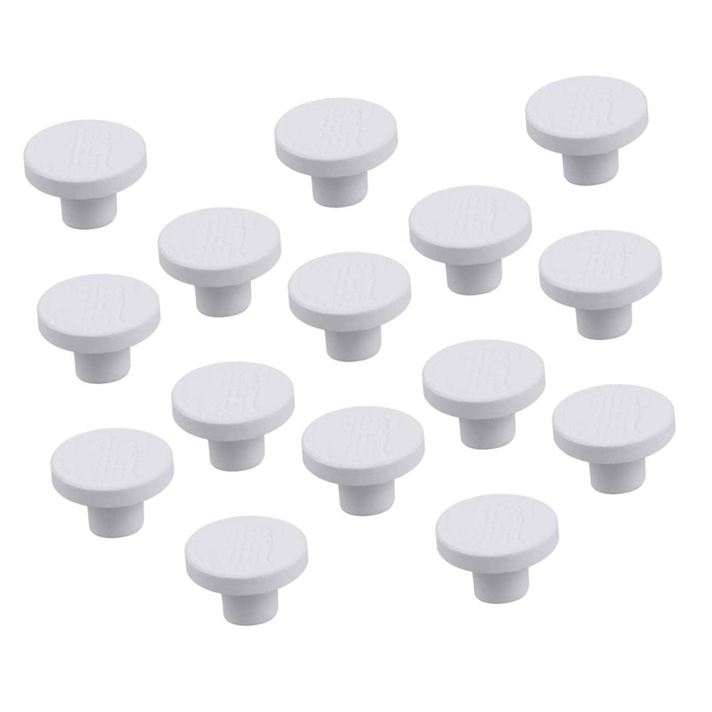 BELLIFFY 15-Piece Ceramic Coral Frag Plugs, 2.1 cm, for Saltwater Aquariums
