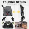 Foldable Pet Stroller for Small and Medium Dogs and Cats view 3