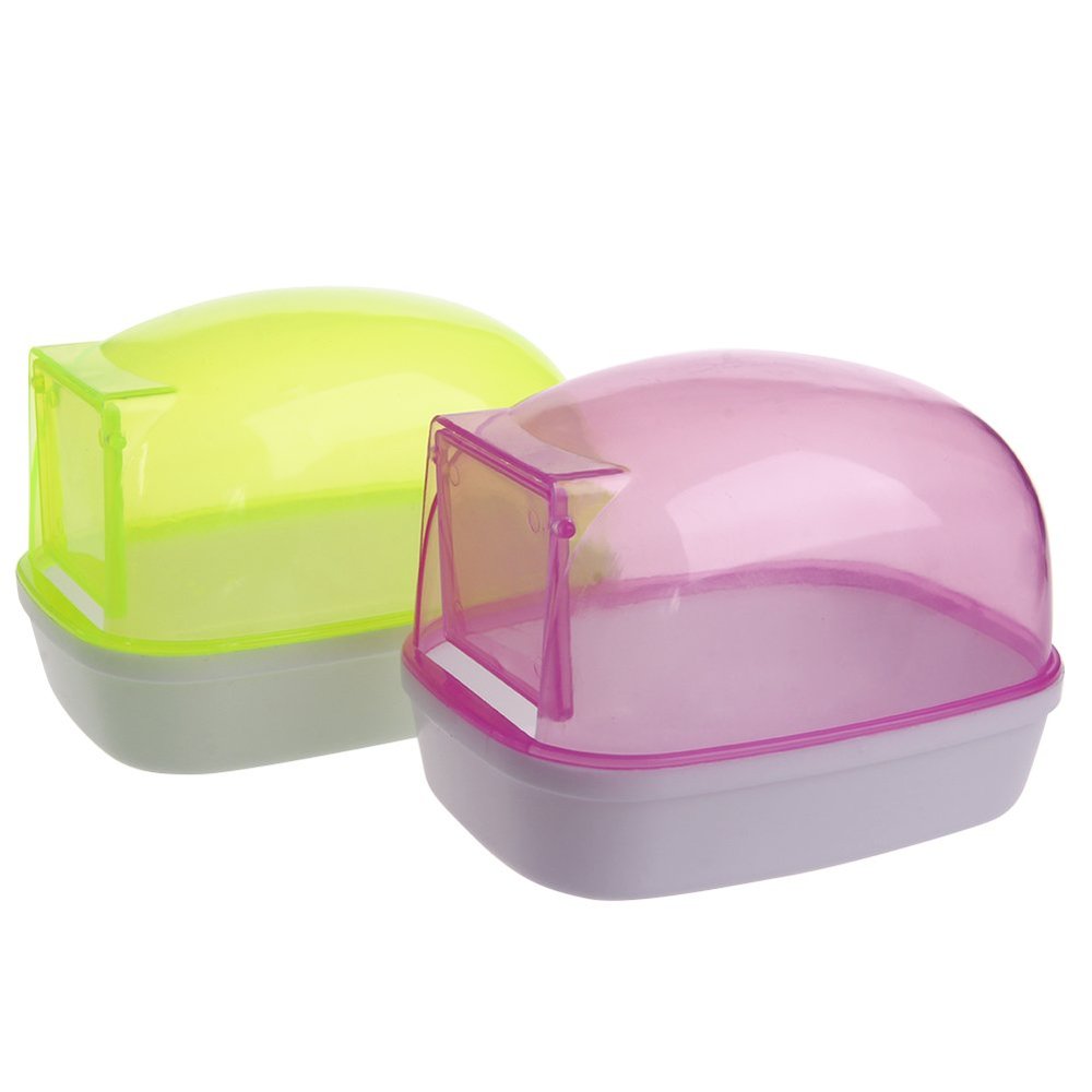 BFLKY Hamster Sand Bath Shower WC Bed