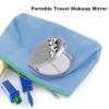 VFMKT Funny Panda Travel Makeup Mirror, Portable Folding Compact Mirror with 1x/2x Magnification view 3