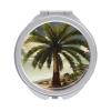 VFMKT Palm Tropical Travel Makeup Mirror, Compact Folding Pocket Mirror with 2x Magnification view 1