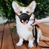 Dog Muzzle to Help Prevent Biting and Barking, Adjustable Nylon Mesh Muzzle for Small, Medium, and Large Dogs (E, 15 x 14 x 3 cm) view 3