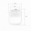 WOTZOV Cremation Urn for Adults and Pets, Moisture-Sealed, 13.2 x 15 cm, Brown view 2