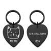 Personalized Pet ID Tag, Black, 34 mm – DZ2894 view 1