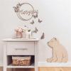 Ueiwffzo Wooden Animal Wall Sticker for Kids' Rooms view 2