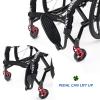 Foldable Portable Sports Wheelchair, Manual Aluminum Alloy Transport Wheelchair for Adults view 4
