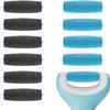 11-Piece Callus Remover Replacement Roller Heads Compatible with Scholl Velvet Smooth – 6 Extra-Coarse, 5 Coarse view 1