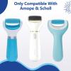 11-Piece Callus Remover Replacement Roller Heads Compatible with Scholl Velvet Smooth – 6 Extra-Coarse, 5 Coarse view 4