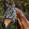 Horses Zebra Fly Mask, Lightweight and Breathable, Fine Mesh, Perforated Fabric Ears, Size S view 1