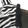 Horses Zebra Fly Mask, Lightweight and Breathable, Fine Mesh, Perforated Fabric Ears, Size S view 4