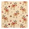 20 Recycled Paper Christmas Napkins with Reindeer, 33 x 33 cm view 1