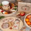 20 Recycled Paper Christmas Napkins with Reindeer, 33 x 33 cm view 2