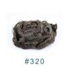 Xumh2024-3 Men's Remy Human Hair Toupee, Gray-Black Mix, 0.06–0.08 mm Thin Skin Full PU Hairpiece (320#) view 2