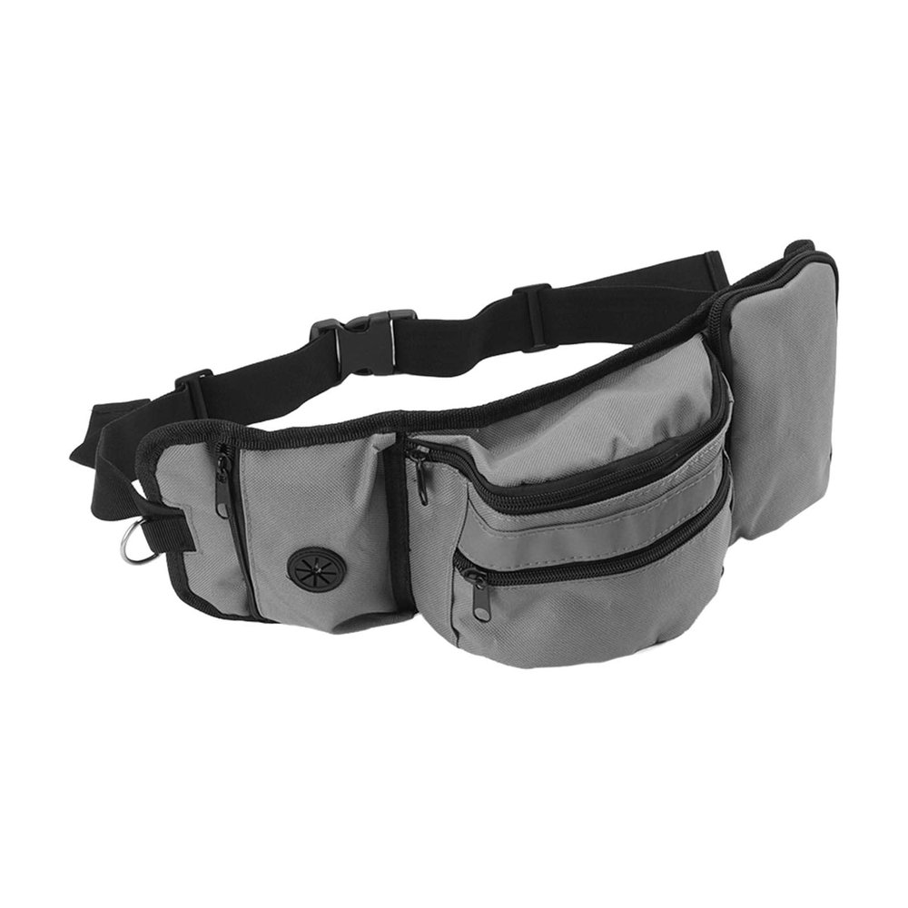Gsycle Dog Treat Pouch with Multiple Pockets, Gray