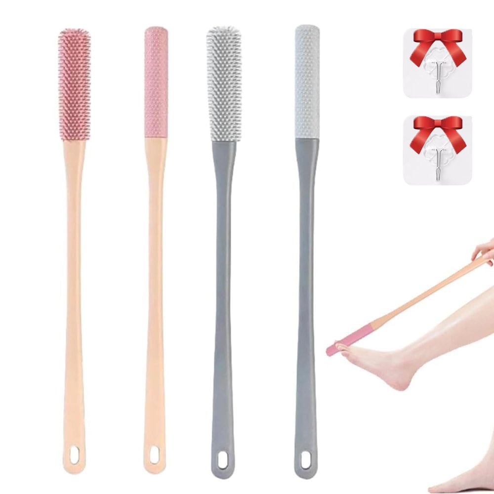 2-Piece Toe-Separation Cleaning Brush Set for the Shower