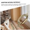 VILLFUL Rabbit Chew Toys, 6-Piece Grass Set in Khaki for Dental Care and Enrichment, Multifunctional Chew Toys for Rabbits, Chinchillas, and Small Rodents view 4